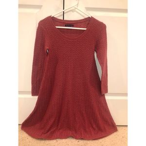 Knit Red Dress (American Eagle)